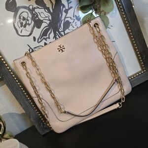 Tory Burch Women’s Marsden Swingpack Light Oak Convertible Bag